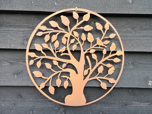 Rusty metal tree life - metal,