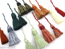 Penbrice Interiors Key Tassel Cotton Upholstery Trimmings Large 19cm Small 13cm