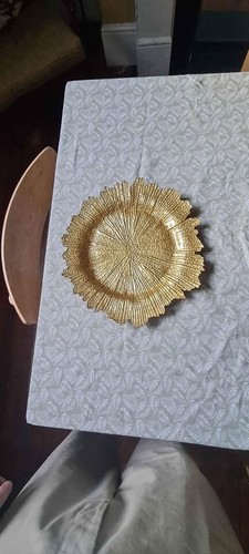Six glass gold - glass, under