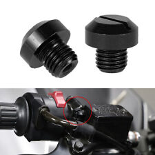 4x M10x1.25 Motorcycle Mirror Hole Blanking Plugs Screws Cap Universal