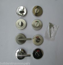 Bathroom Indicator Thumbturn Turn & Release Door Lock Latch