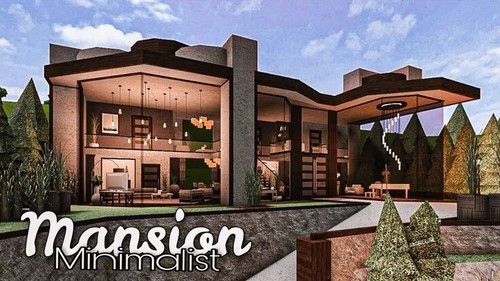 Bloxburg roblox custom mansion - bloxburg,