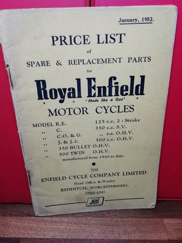 Original royal enfield 1952 - royal,