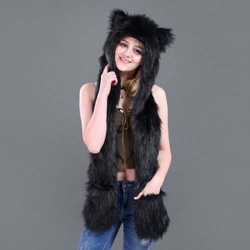 Long scarf snood hood - long,