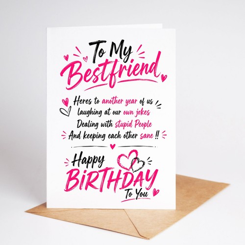 Funny best friend birthday - friend,