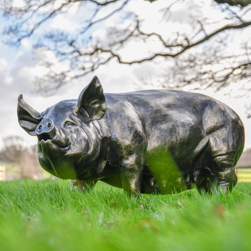 Large life size - life-size, pig