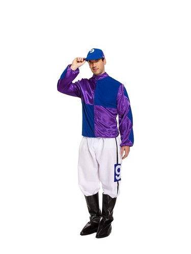 Horse jockey outfit with - jockey,