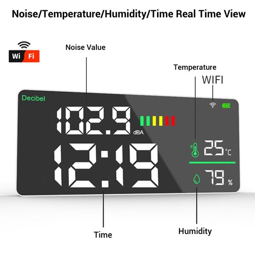 Wifi sound level meter dm165a - ,