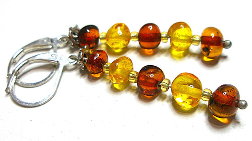 Genuine baltic amber statement - baltic,