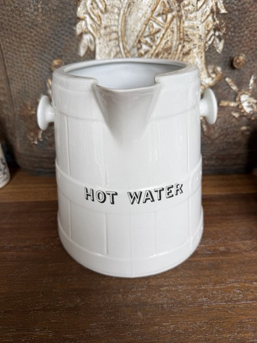 Antique large white - white, ironstone
