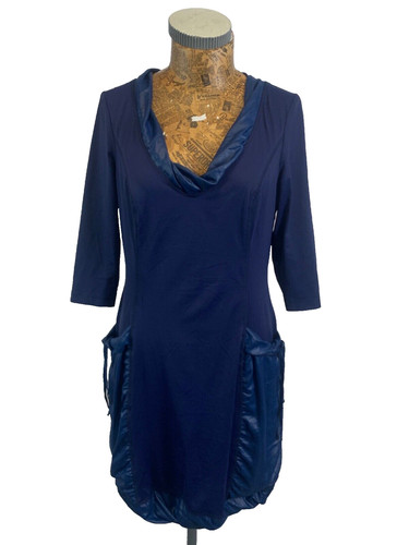 Tuzzi dress blue sheath 4 - blue,