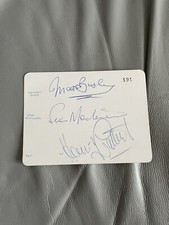 Sir Matt Busby Signed Invitation