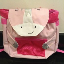 JOULES PINK HORSE RUCKSACK BACKPACK BAG.  NEW WITH TAG