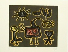 JOAN MIRO mounted vintage