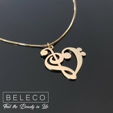 Treble Clef Bass Clef Necklace