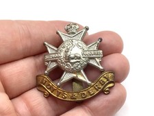 ORIGINAL WW2 NOTTS & DERBY(SHERWOOD FORESTERS) CAP BADGE