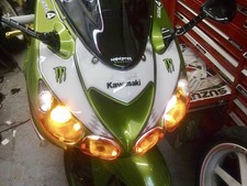 Kawasaki zx14r zzr1400 amber - kawasaki,