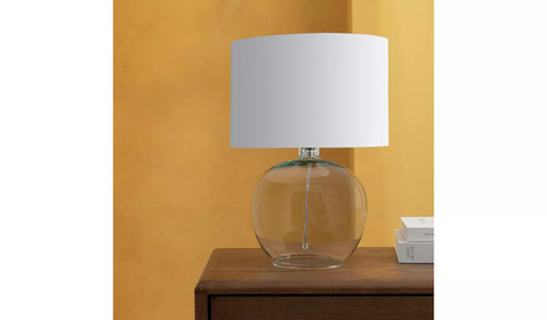 Argos home glass table lamp - home,