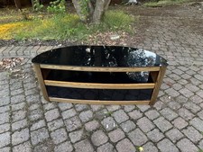 AVF 1250 mm Curved TV Stand/Cabinet for up to 65" TVs - Walnut