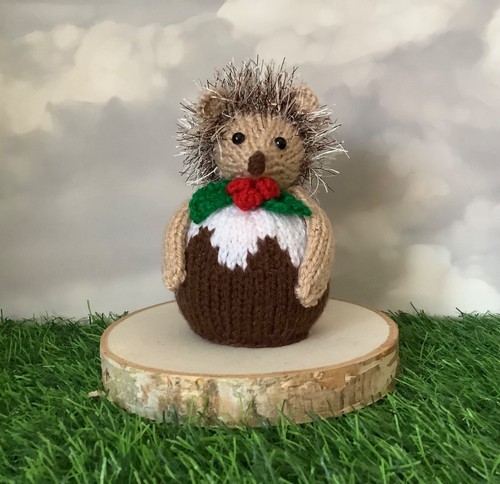 Hedgehog christmas pudding - hedgehog,