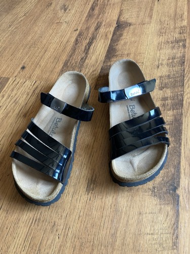 Betula black patent leather - black,