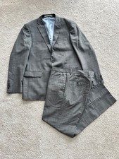 Men's Baumler Grey Check Suit