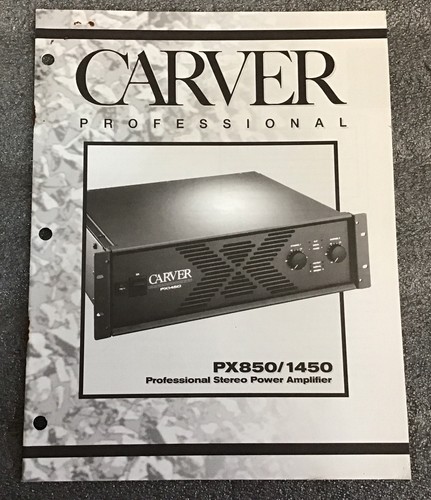 Carver px850 1450 - px850/1450, professional