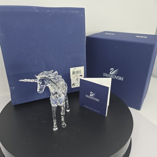 Swarovski unicorn blue - unicorn, eyes