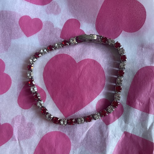 Red clear crystal - &,
