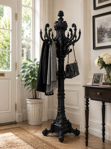 Doll house gothic coat stand - house,