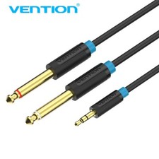 3.5mm Stereo to 2 x 6.35mm 1/4