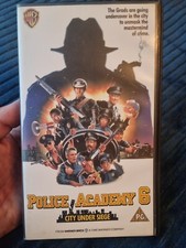 Police Academy 6 City Under Siege VHS Warner Home Video