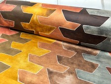 ZINC Fumarole Sunset curtain blind sofa material  140 cms wide faux silk fabric