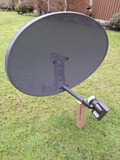 Sky/ Freesat Zone 2 Satellite Dish with quad  LNB [brand new]