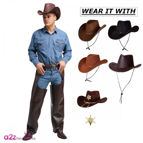 Mens cowboy chaps wild west - chaps,