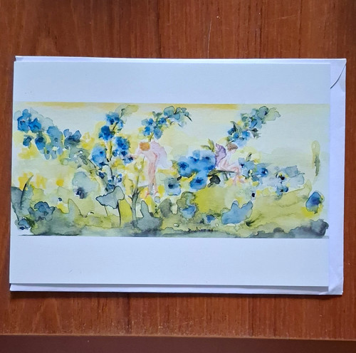 Greeting card blank from my - from,