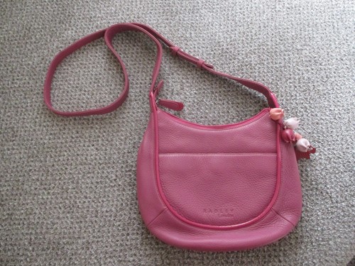 Radley pink leather shoulder - radley,