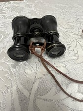 Antique Theatre Binoculars and Case Circa Early 1900s Vintage