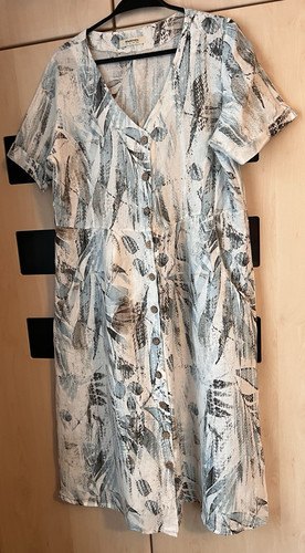 Woolovers white green print - woolovers,