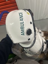 Ambulance Helmet Green Writing