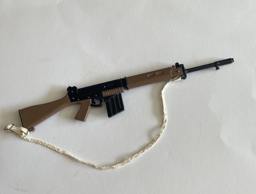 Vintage action man slr rifle - man,