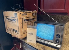 11 inch 1978 Vintage Tv Black