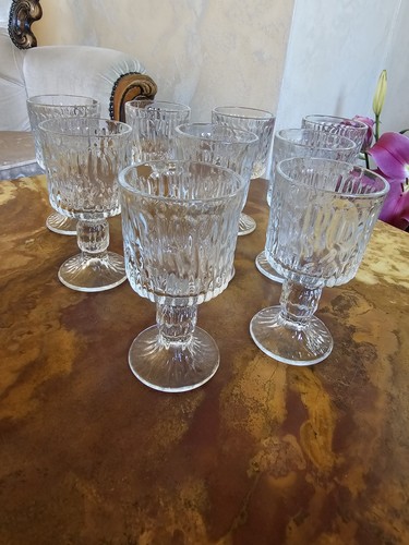 Vintage clear pressed glass - vintage,