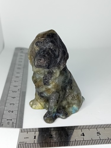 Labradorite carved crystal - carved,