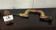 Antique Wood Brass Bit Brace