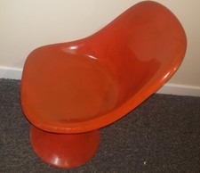 Vintage  orange Fibre Glass
