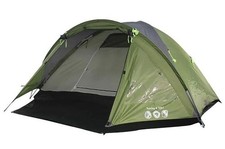 Gelert Rocky 4 Tent Green 4 Person Compact With Carry Bag New 