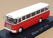 Atlas Editions 1/72 Scale 3 570 006 - 1959 Ikarus 620 Bus Coach - Red/White