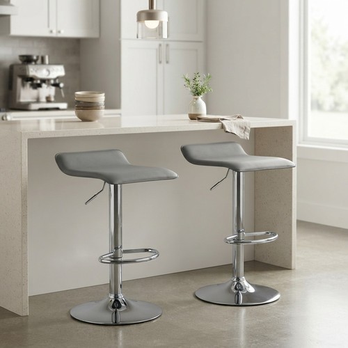 Modern gray swivel bar - modern,