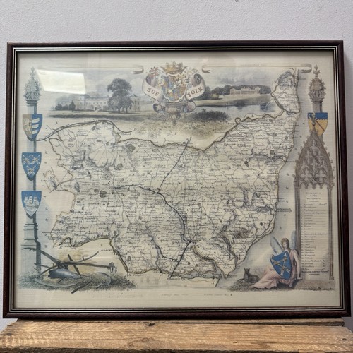 136 vintage suffolk - 136, map